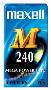 Videokazeta VHS MAXELL E-240 M -  240 minut