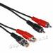 Kabel Hama 43246, 2 cinch vidlice - 2 cinch zásuvka, 2,5 m