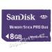 Paměťová karta Sandisk MS PRO DUO 8GB