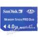 Paměťová karta Sandisk MS PRO DUO 4GB