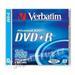 Disk DVD+R VERBATIM 4,7GB. 16x,  jewel box, 5ks